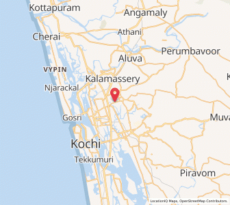 Map of Vazhakkala, Kerala