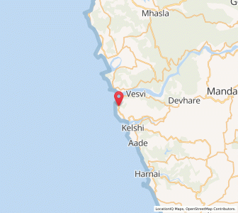Map of Velas, Maharashtra