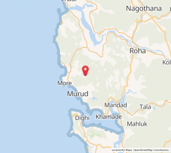 Map of Velast, Maharashtra