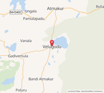 Map of Velugodu, Andhra Pradesh