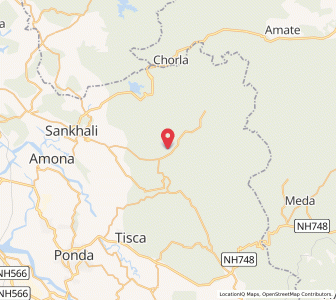 Map of Veluz, Goa