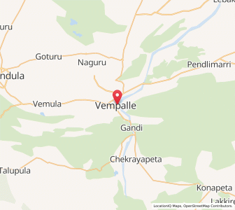 Map of Vempalle, Andhra Pradesh