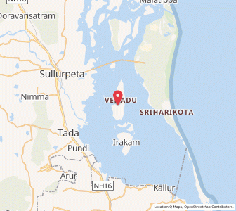 Map of Venadu, Andhra Pradesh