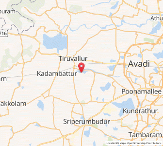 Map of Vengattur, Tamil Nadu