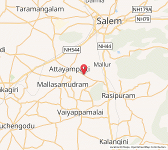 Map of Vennandur, Tamil Nadu
