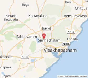 Map of Vepagunta, Andhra Pradesh