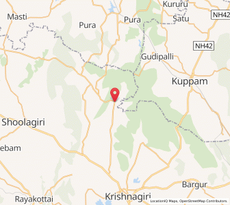 Map of Vepanappalle, Tamil Nadu