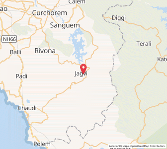 Map of Vichondrem, Goa