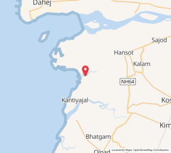 Map of Vihod, Gujarat