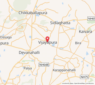 Map of Vijayapura, Karnataka