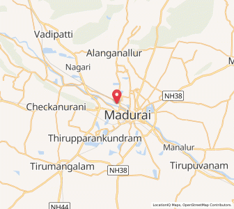 Map of Vilangudi, Tamil Nadu