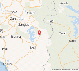 Map of Viliena, Goa