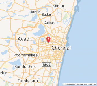 Map of Villivakkam, Tamil Nadu