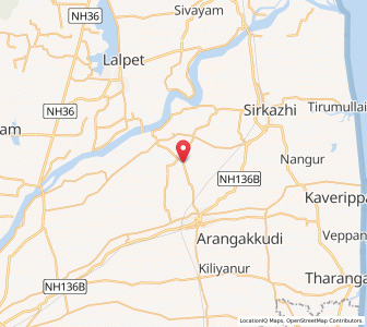 Map of Villiyanallur, Tamil Nadu