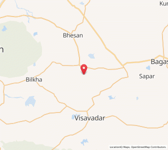 Map of Vinchhavad, Gujarat
