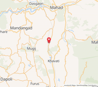 Map of Vinhera, Maharashtra