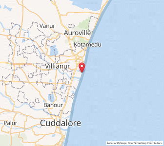 Map of Virampattinam, Puducherry