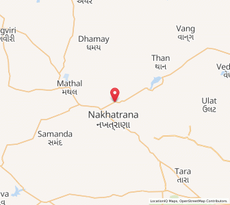Map of Virani Mota, Gujarat