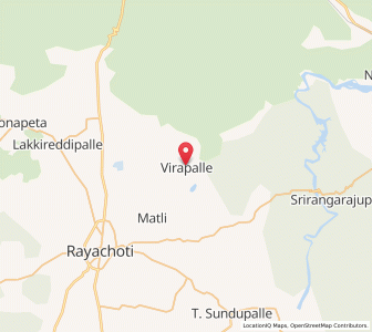 Map of Virapalle, Andhra Pradesh