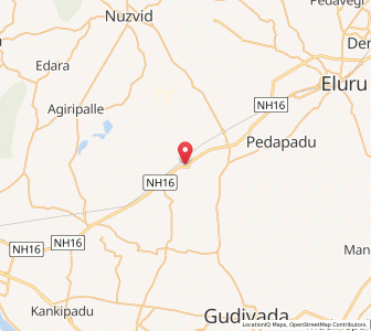 Map of Viravalli, Andhra Pradesh