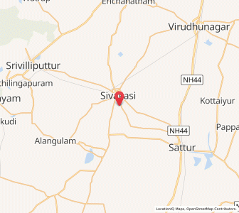 Map of Viswanatham, Tamil Nadu