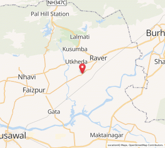 Map of Vivra Buzurg, Maharashtra