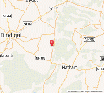 Map of V.S.K.Valasai (Dindigul-Dist.), Tamil Nadu