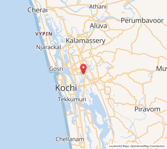 Map of Vyttila, Kerala