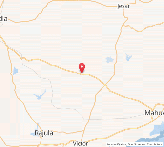 Map of Wadal, Gujarat
