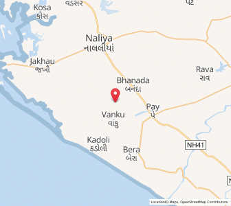 Map of Wadapadhar, Gujarat