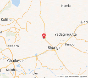 Map of Wadaparti, Andhra Pradesh