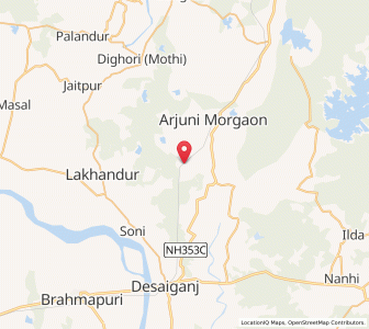 Map of Wadegaon, Maharashtra