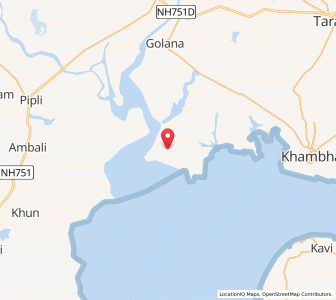 Map of Wadgam, Gujarat