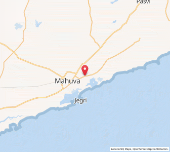 Map of Waghnagar, Gujarat