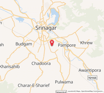Map of Waingipur, Kashmir