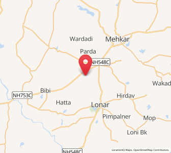 Map of Walhur, Maharashtra