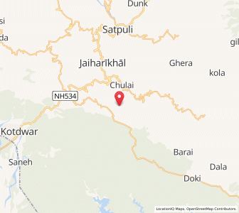 Map of Walla Dhaura, Uttarakhand