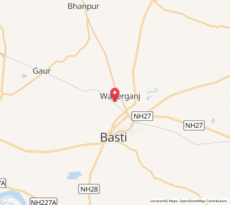 Map of Walterganj, Uttar Pradesh