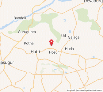 Map of Wandalli, Karnataka