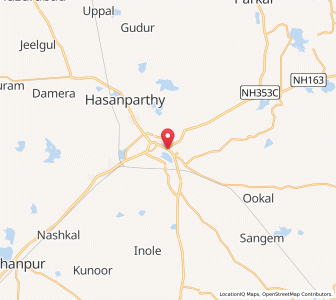 Map of Warangal, Andhra Pradesh
