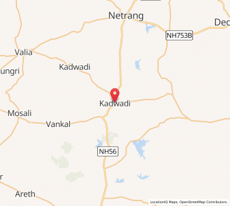 Map of Wari, Gujarat