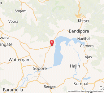 Map of Watlab, Kashmir