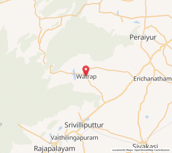 Map of Watrap, Tamil Nadu
