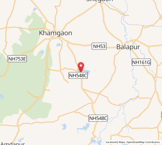 Map of Wihigaon, Maharashtra