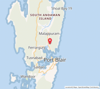 Map of Wimberleyganj, Andaman and Nicobar Islands