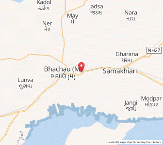 Map of Wondh, Gujarat