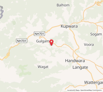 Map of Wopazwain, Kashmir