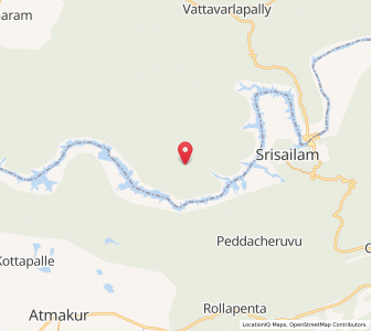 Map of Wun, Andhra Pradesh