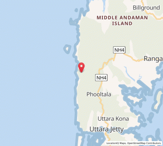 Map of Yadita, Andaman and Nicobar Islands