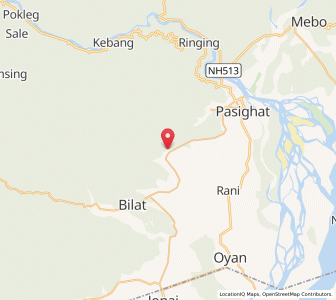 Map of Yagrung, Arunachal Pradesh